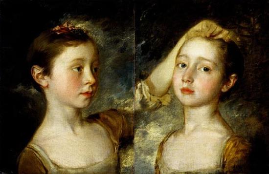 Thomas Gainsborough Mary and Margaret Gainsborough, the artist's daughters